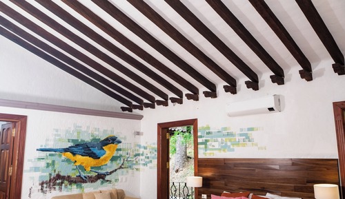 Habitación superior, vistas al jardín