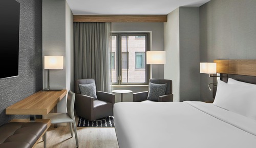 Habitación Deluxe, 1 cama de matrimonio grande con sofá cama