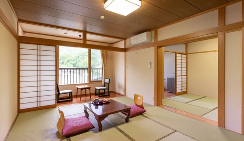 Habitación cuádruple, no fumadores (Japanese-style,10+4.5 tatami,No bath)