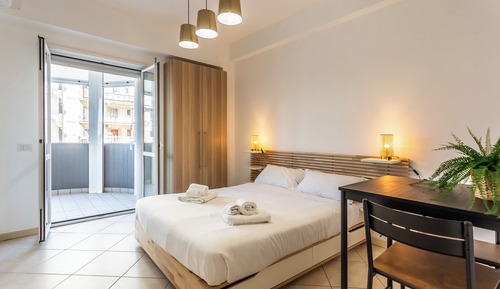 Habitación doble, balcón