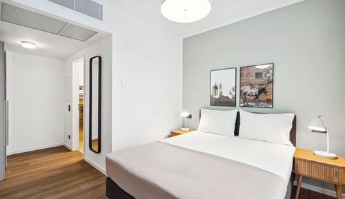 Suite Confort, 1 cama de matrimonio con sofá cama, terraza