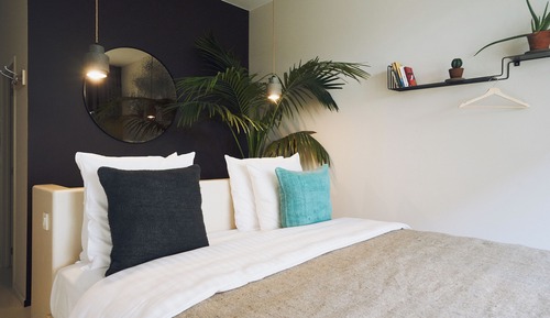 Habitación Deluxe con 2 camas individuales, vistas al jardín
