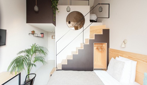 Habitación cuádruple Deluxe, vistas al jardín