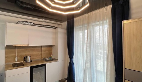 Estudio Deluxe, vistas parciales al mar