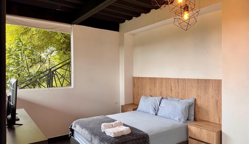 Cabaña romántica, vistas a la montaña