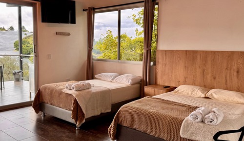 Habitación Confort, balcón, vistas a la montaña