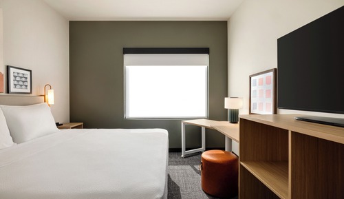 Habitación, 1 cama de matrimonio grande, notificación por teléfono o timbre