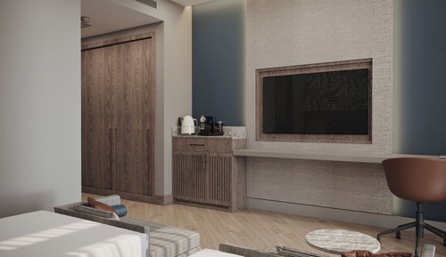 Habitación Deluxe, varias camas, balcón