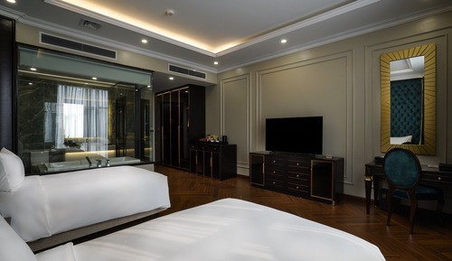 Habitación Deluxe, 2 camas individuales, vistas al jardín