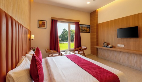 Habitación estándar doble, vistas al jardín