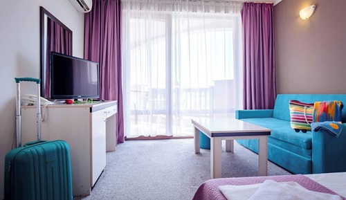 Habitación estándar doble, balcón, vistas al mar