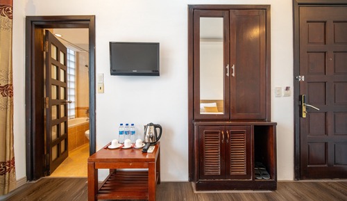 Habitación triple Deluxe, balcón