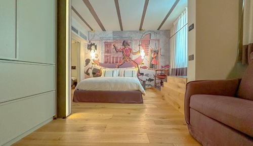 Habitación triple Deluxe, vistas al jardín