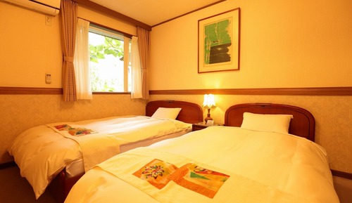 Habitación con 2 camas individuales, no fumadores, baño privado (T room, 2F, Western Style)