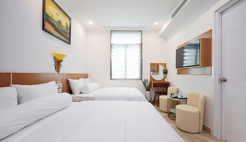 Habitación cuádruple Deluxe, bañera