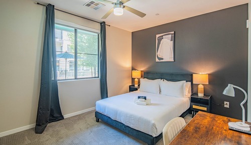 Apartamento estándar, 1 cama de matrimonio con sofá cama, cocina, vistas a la ciudad