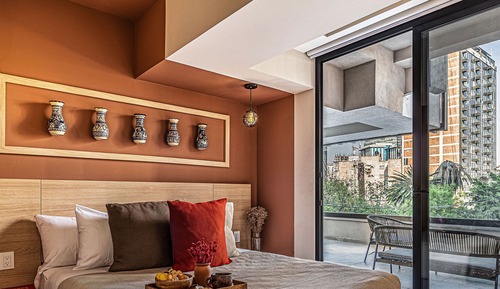 Apartamento exclusivo, balcón, vistas a la ciudad