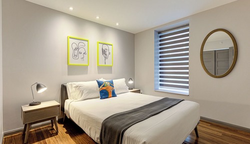 Apartamento, 1 cama de matrimonio, cocina, planta baja (A04)
