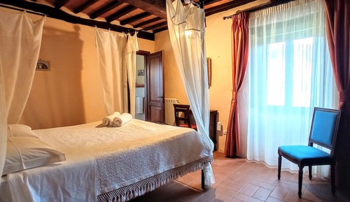Habitación doble, baño privado, vistas al jardín