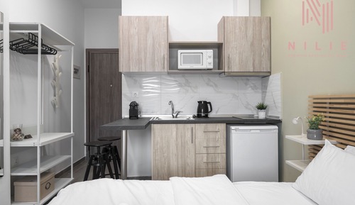 Estudio Premium, balcón, vistas a la ciudad