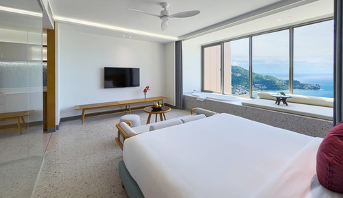 Habitación Deluxe, 1 cama de matrimonio grande, bañera