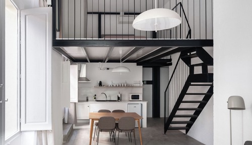 Estudio, 1 cama doble con sofá cama (Duplex)