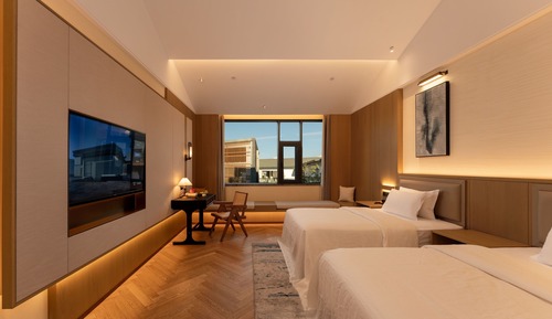 Habitación básica con 2 camas individuales