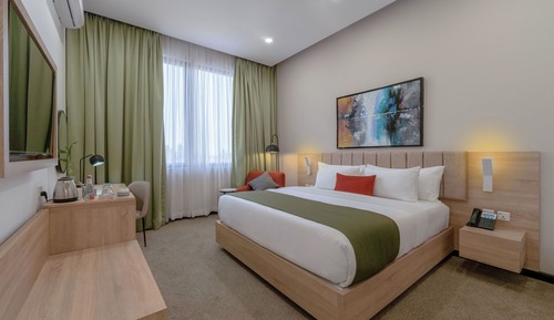 Habitación clásica doble, 1 cama doble, vistas a la ciudad
