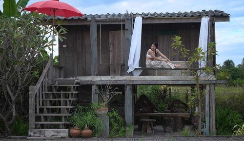 Villa Deluxe, vistas al jardín