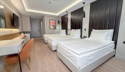 Habitación Deluxe con 2 camas individuales, vistas a la ciudad