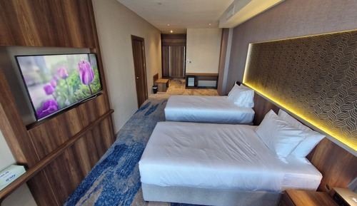 Habitación Grand con 2 camas individuales, vistas al mar