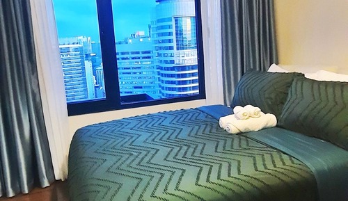 Apartamento City, 1 cama de matrimonio con sofá cama, vistas a la ciudad