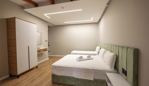 Habitación cuádruple, vistas al mar