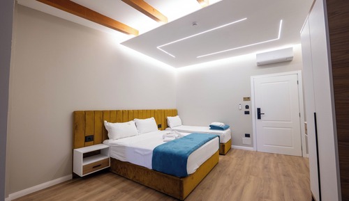 Habitación cuádruple, vistas al jardín