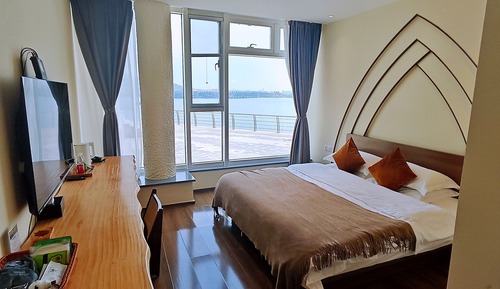 Habitación clásica doble, piscina privada, vistas al jardín