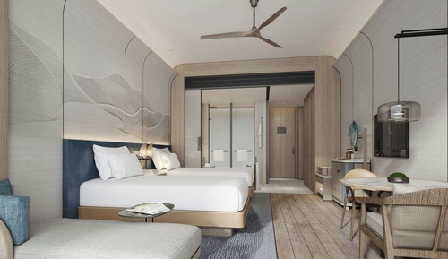 Habitación Deluxe, 1 cama de matrimonio grande, balcón, vistas al mar