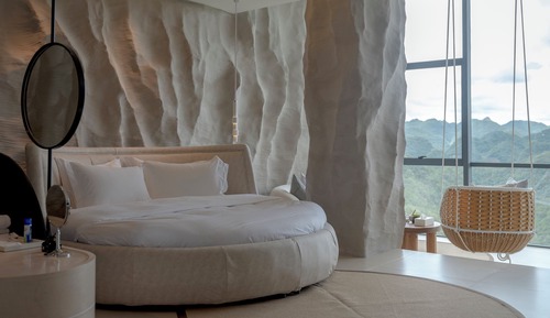 Habitación de lujo, 1 cama de matrimonio, vistas al valle, junto a la pista de esquí