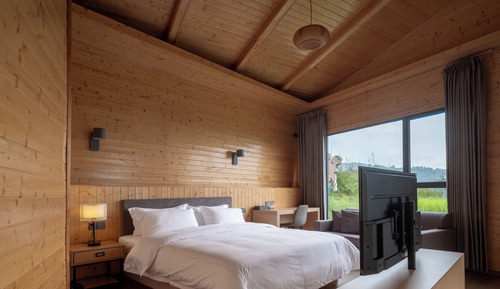 Habitación exclusiva doble, 1 cama doble, vistas a la colina, junto a la pista de esquí