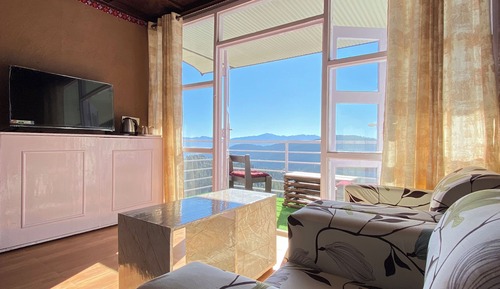 Habitación cuádruple Premium, balcón, vistas al valle