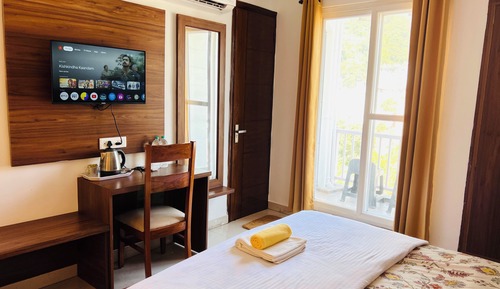Habitación Deluxe doble, balcón, vistas a la montaña