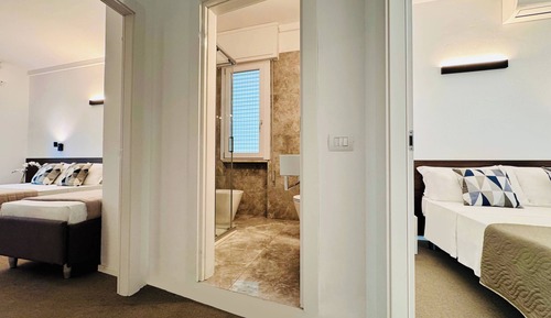 Habitación familiar, 2 habitaciones, baño privado