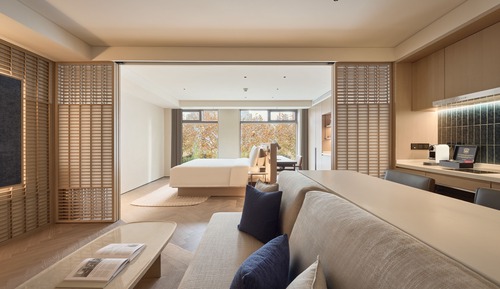 Estudio Premier, 1 cama de matrimonio grande, vistas a la ciudad