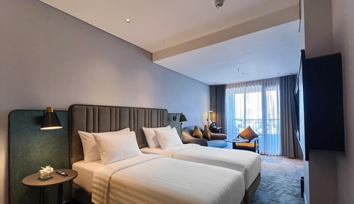 Privilege, Habitación de lujo, 2 camas individuales, balcón