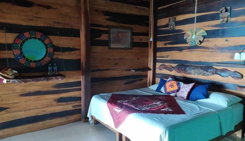 Cabaña básica, vistas al lago