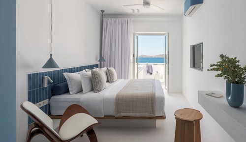 Habitación Deluxe doble, balcón, vistas al mar