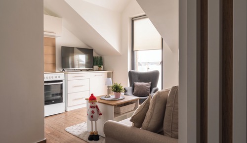 Apartamento clásico, balcón