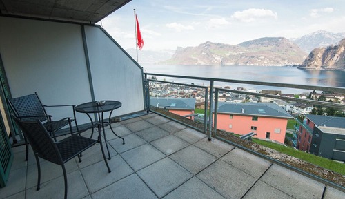 Habitación doble, balcón, vistas al lago