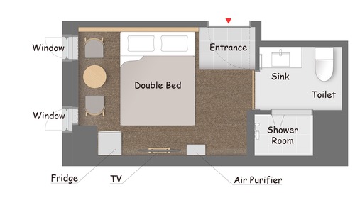 Habitación, 1 cama doble, no fumadores