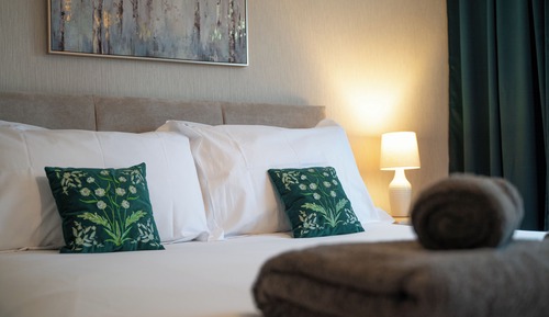 Apartamento ejecutivo, 1 cama de matrimonio grande, cocina