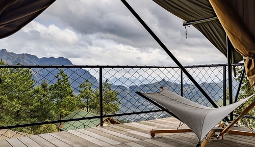 Habitación de lujo doble, 1 cama de matrimonio, baño privado, vistas al valle